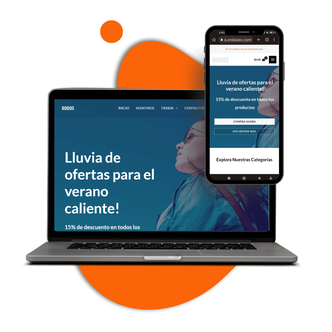 Laptop-Agencia-SEO-en-Venezuela Muestra web adaptativa como técnica de Agencia SEO en Venezuela
