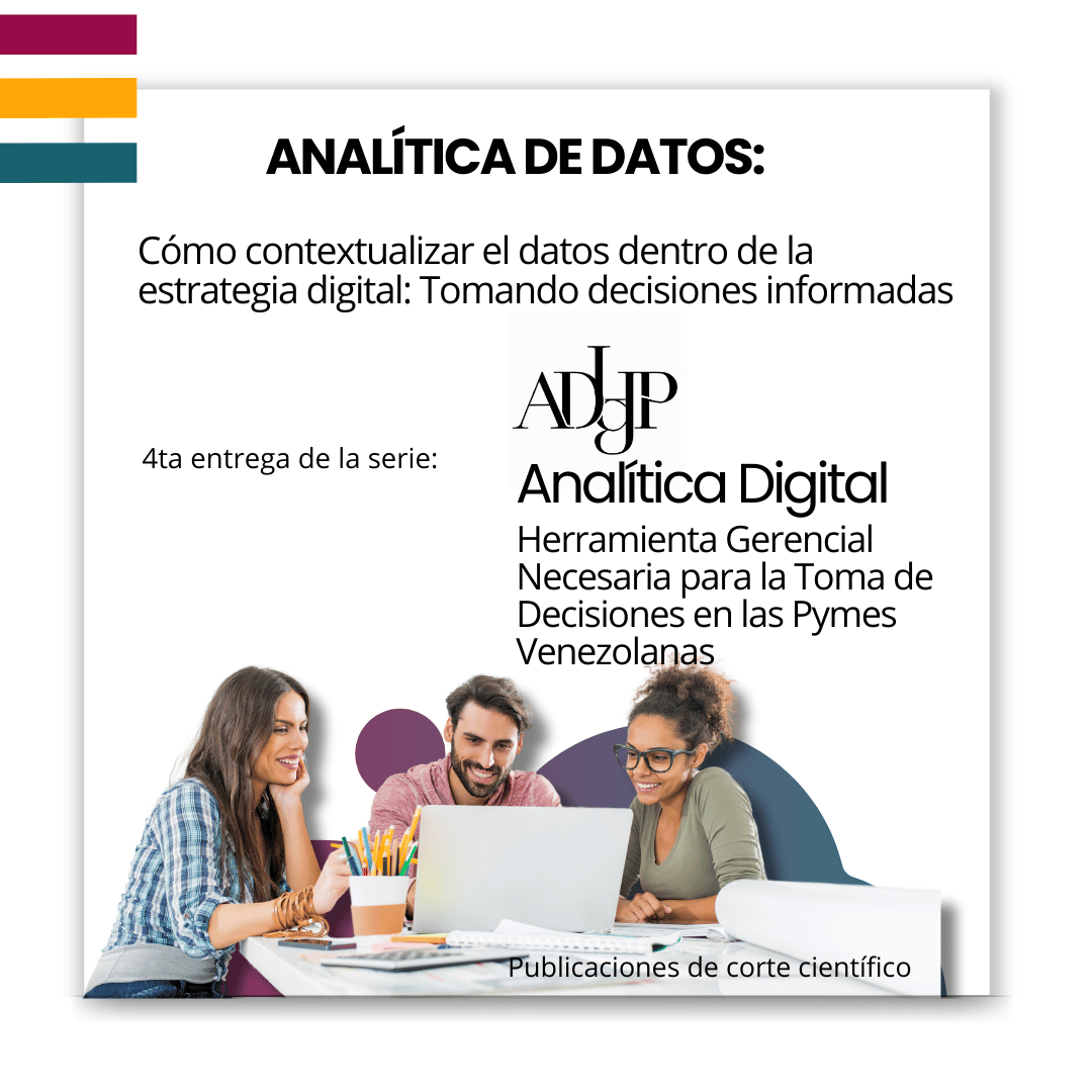 Se muestran personas al contextualizar el dato dentro de la estrategia digital en las empresas de Vzla